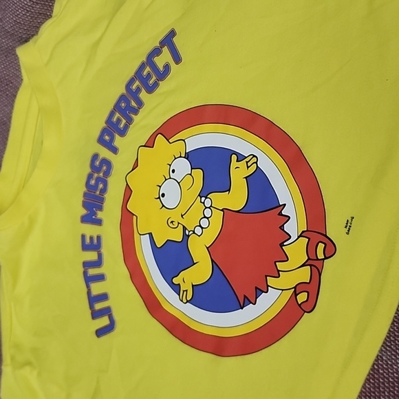 The Simpsons - Little Miss Perfect - Women's‎ Cropped Top - Size XS - Picture 7 of 12